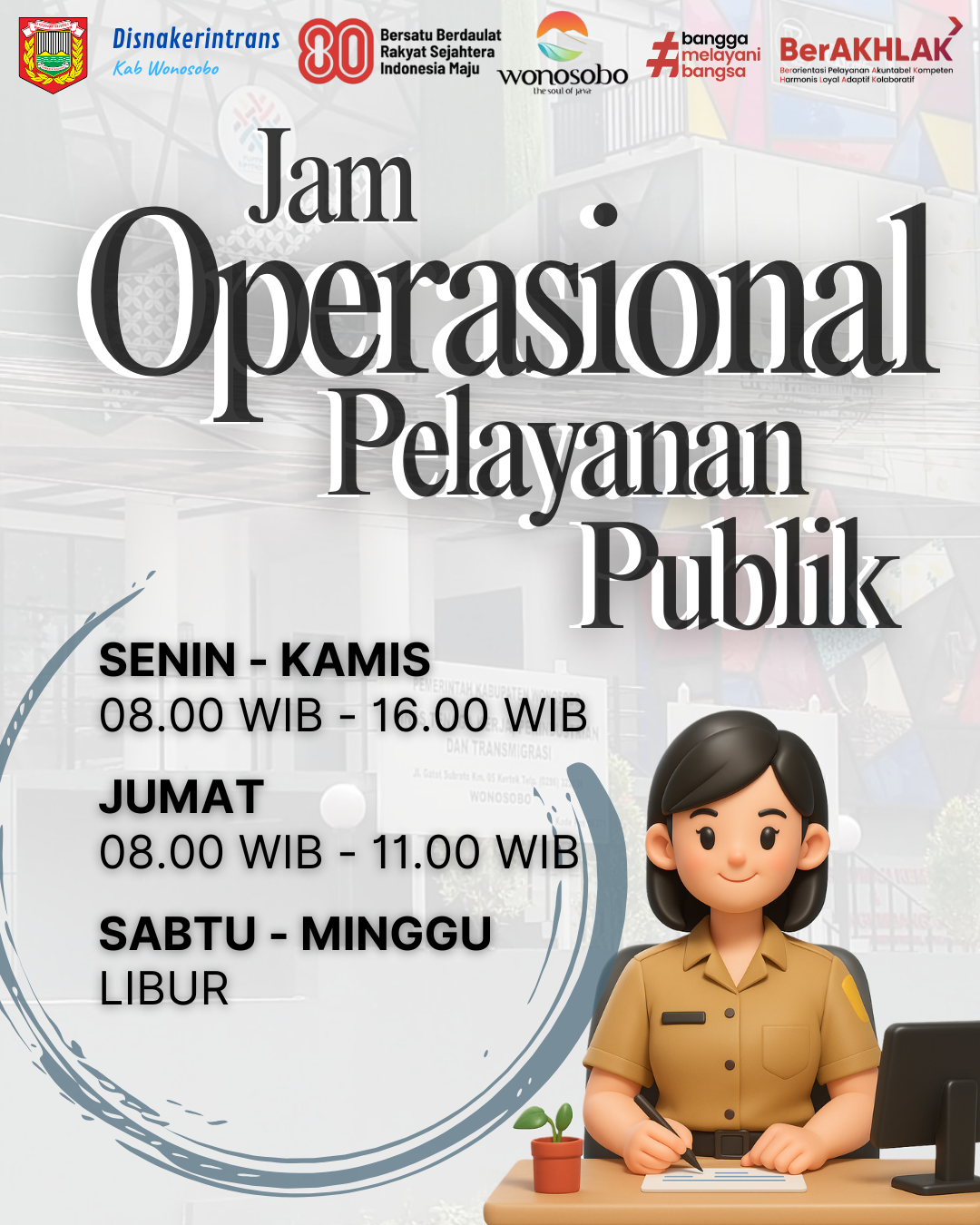 Jam Operasional Pelayanan Publik